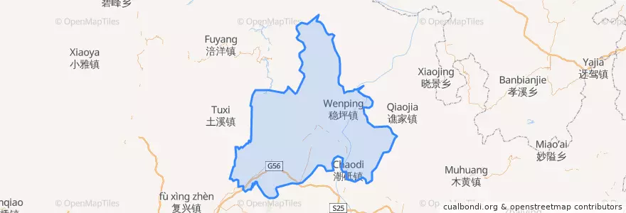 Mapa de ubicacion de 德江县 / Dejiang.