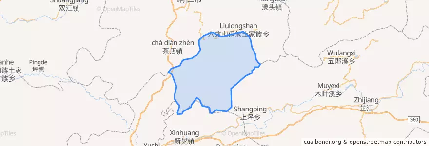 Mapa de ubicacion de 万山区 / Wanshan.