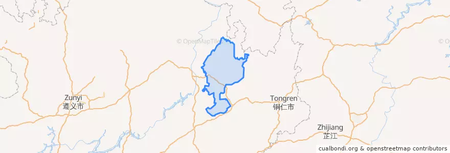 Mapa de ubicacion de 印江县.