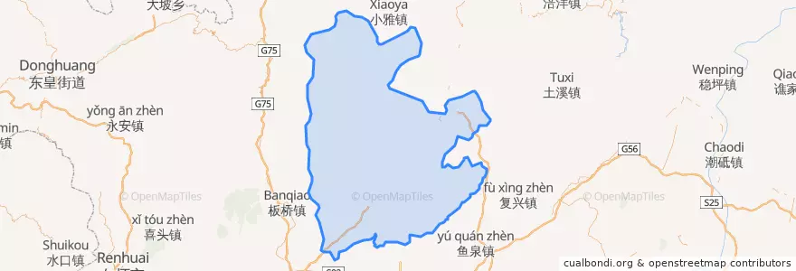 Mapa de ubicacion de 绥阳县.