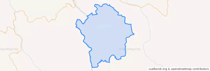 Mapa de ubicacion de Baiyü County.