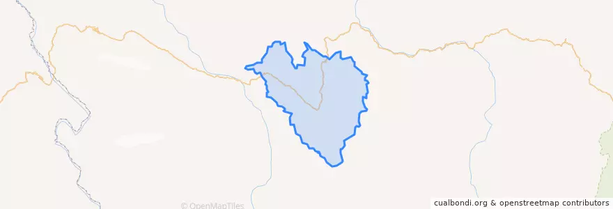 Mapa de ubicacion de 炉霍县.