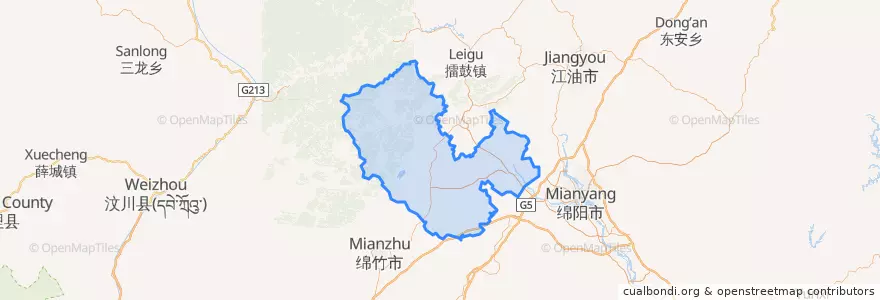 Mapa de ubicacion de 安州区.
