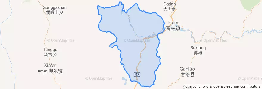 Mapa de ubicacion de 石棉县.