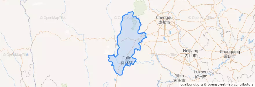Mapa de ubicacion de Яань.