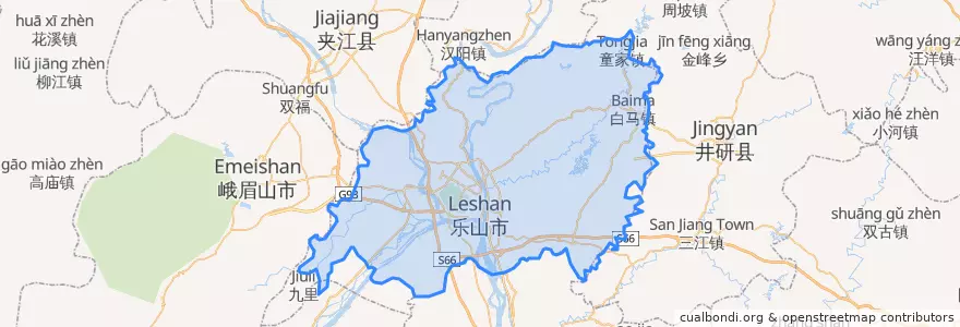 Mapa de ubicacion de 市中区.