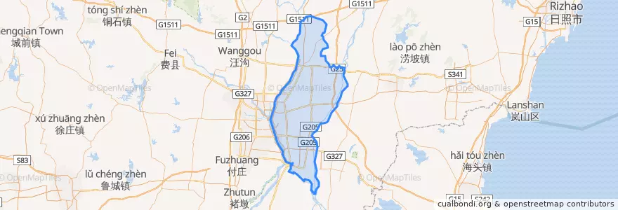 Mapa de ubicacion de 河东区 (Hedong).