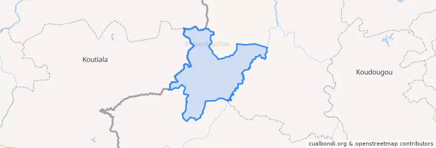 Mapa de ubicacion de Banwa.