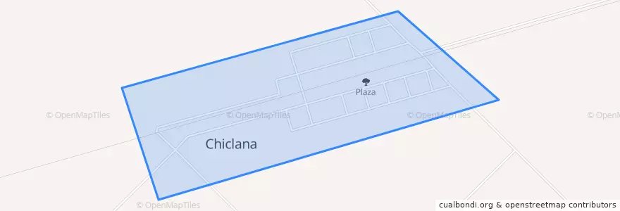 Mapa de ubicacion de Chiclana.