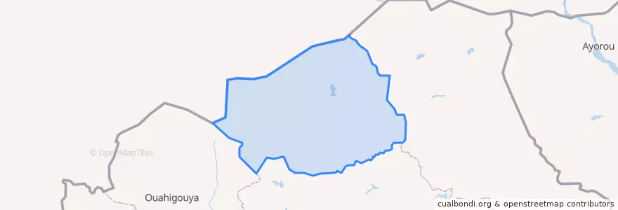 Mapa de ubicacion de Soum.