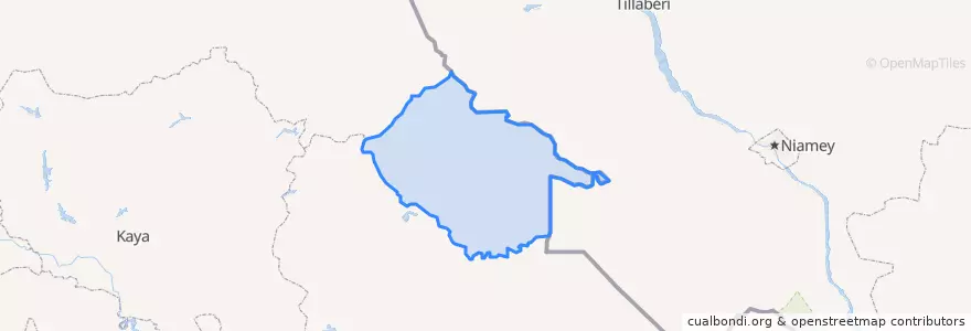 Mapa de ubicacion de Yagha.