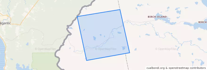 Mapa de ubicacion de Lowelltown Township.