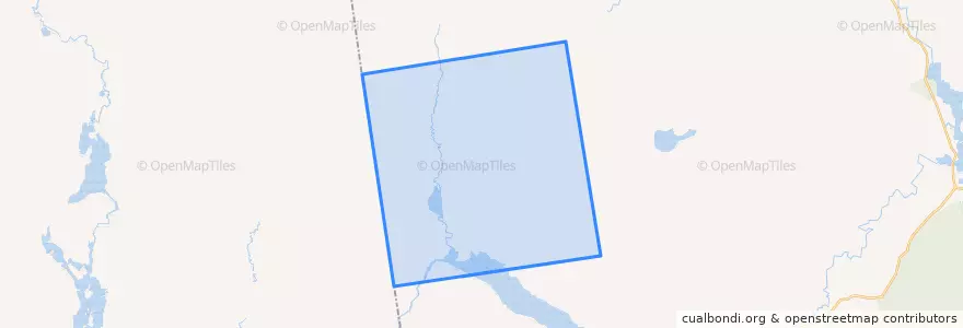 Mapa de ubicacion de Stetsontown Township.