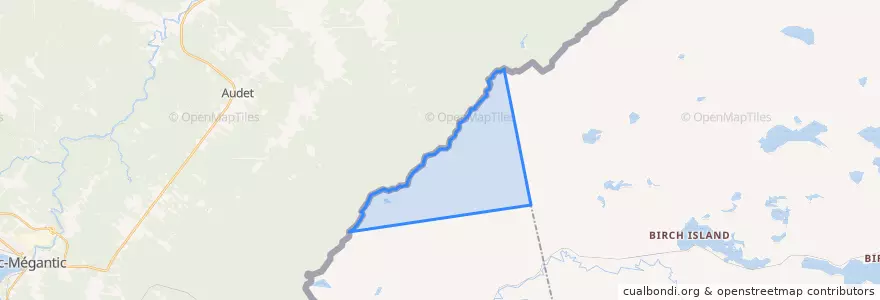 Mapa de ubicacion de Gorham Gore.