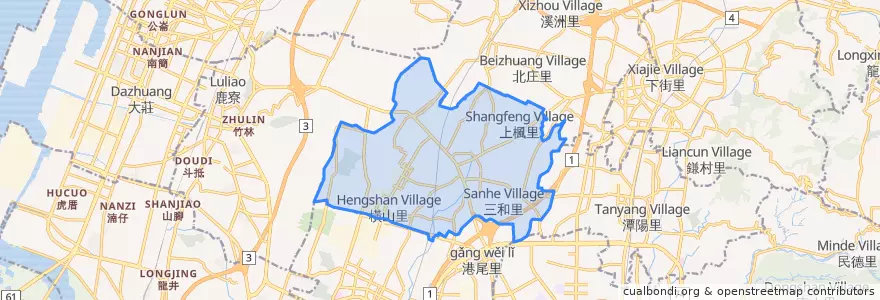 Mapa de ubicacion de Daya District.