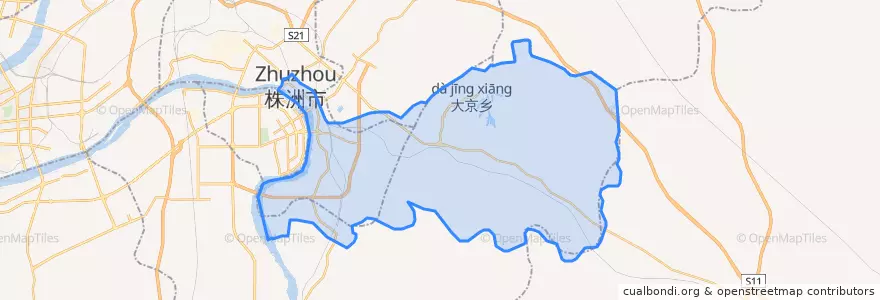 Mapa de ubicacion de 芦淞区.