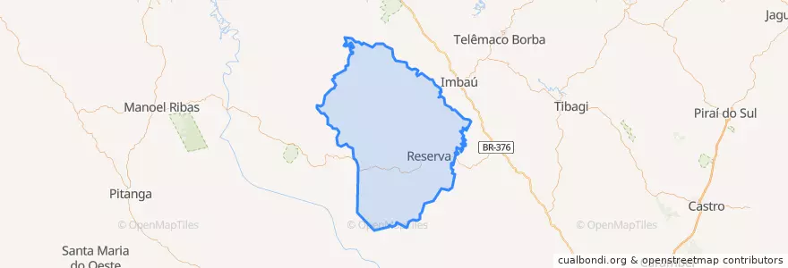 Mapa de ubicacion de Reserva.