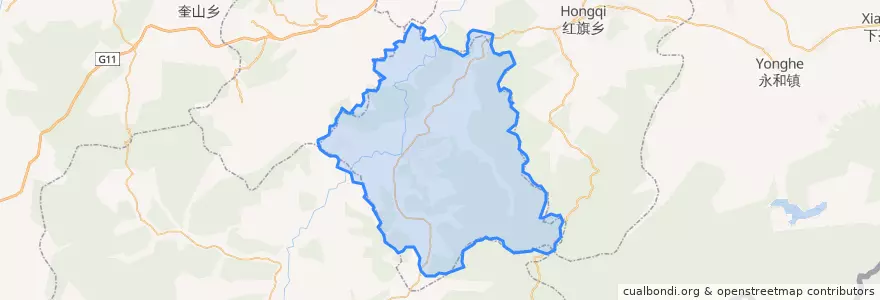 Mapa de ubicacion de 梨树区.