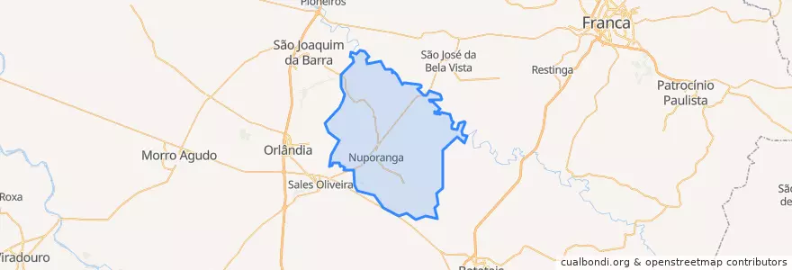 Mapa de ubicacion de Nuporanga.