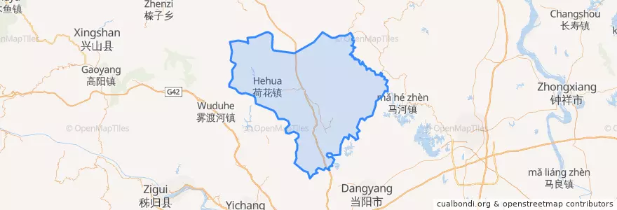 Mapa de ubicacion de 위안안현.