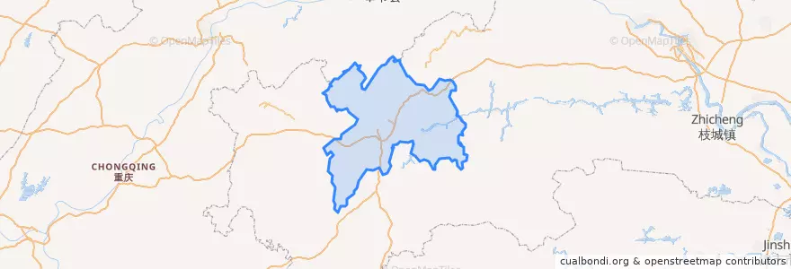 Mapa de ubicacion de Эньши.