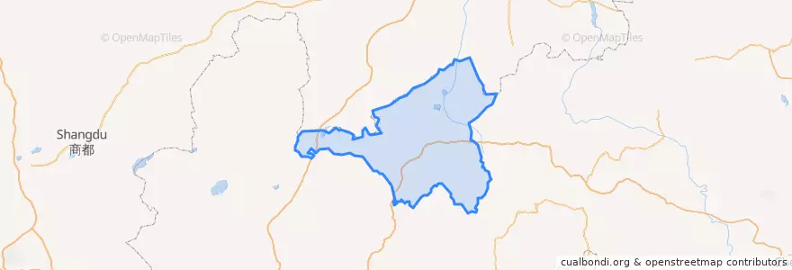 Mapa de ubicacion de 沽源县.