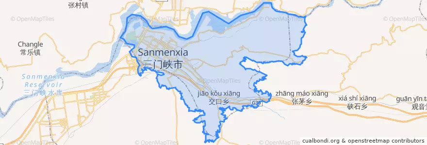 Mapa de ubicacion de Hubin District.