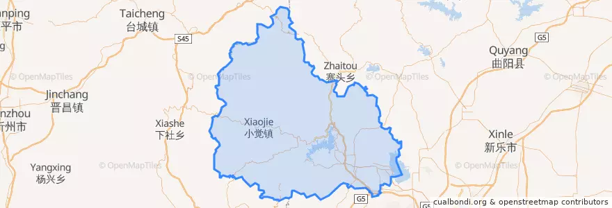 Mapa de ubicacion de 平山县.