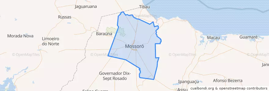 Mapa de ubicacion de Мосоро.