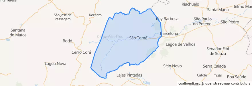 Mapa de ubicacion de São Tomé.
