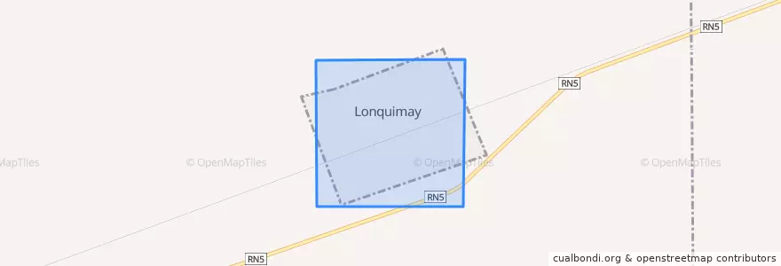 Mapa de ubicacion de Lonquimay.