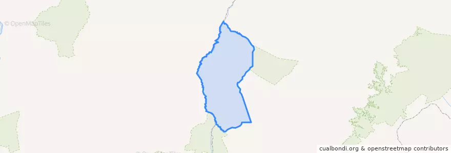 Mapa de ubicacion de Santa Filomena.