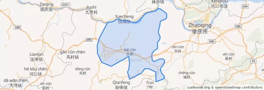 Mapa de ubicacion de 云城区.