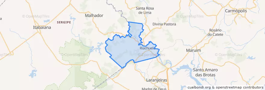 Mapa de ubicacion de Riachuelo.