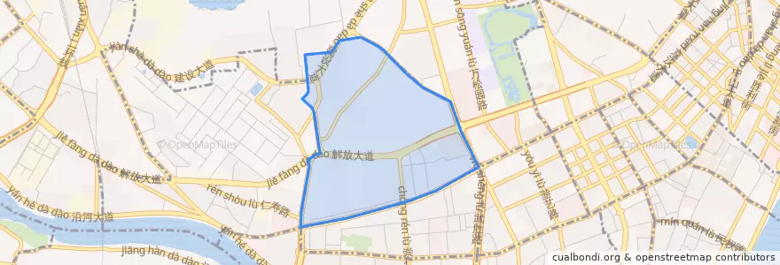 Mapa de ubicacion de 宝丰街道.