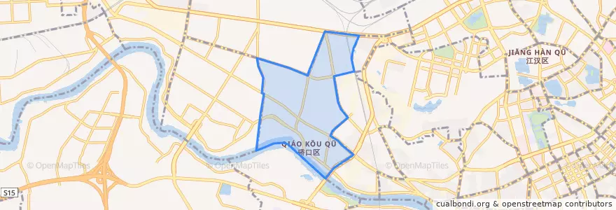 Mapa de ubicacion de 韩家墩街道.