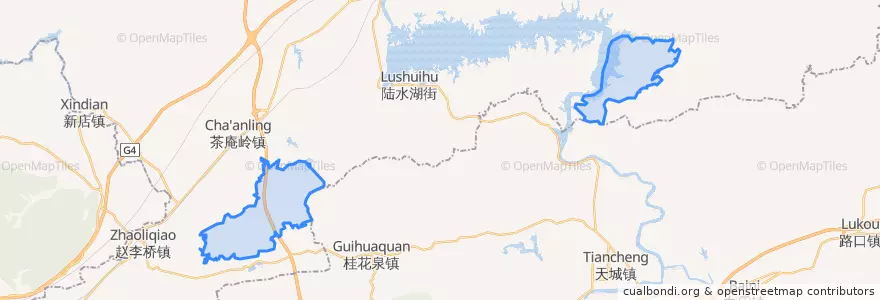Mapa de ubicacion de 官塘驿林场.
