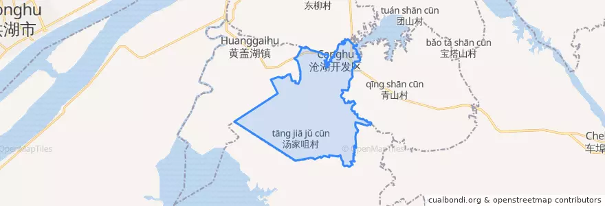 Mapa de ubicacion de 沧湖农业开发区.