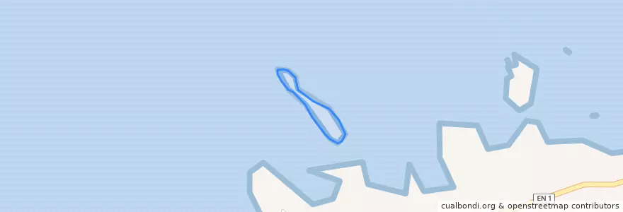 Mapa de ubicacion de Ilhéu da Baleia.