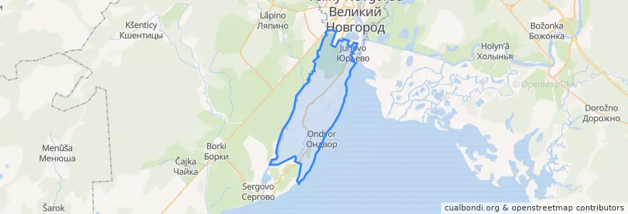 Mapa de ubicacion de Ракомское сельское поселение.