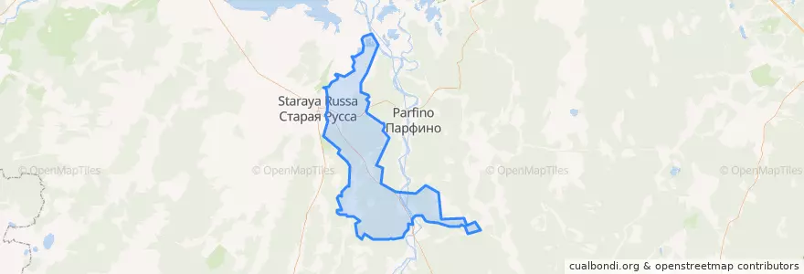 Mapa de ubicacion de Медниковское сельское поселение.