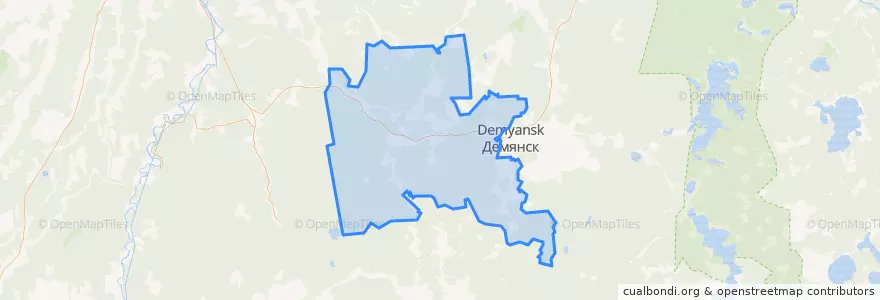 Mapa de ubicacion de Жирковское сельское поселение.
