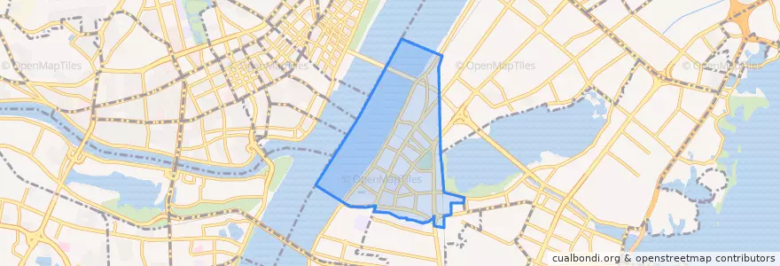 Mapa de ubicacion de 积玉桥街道.