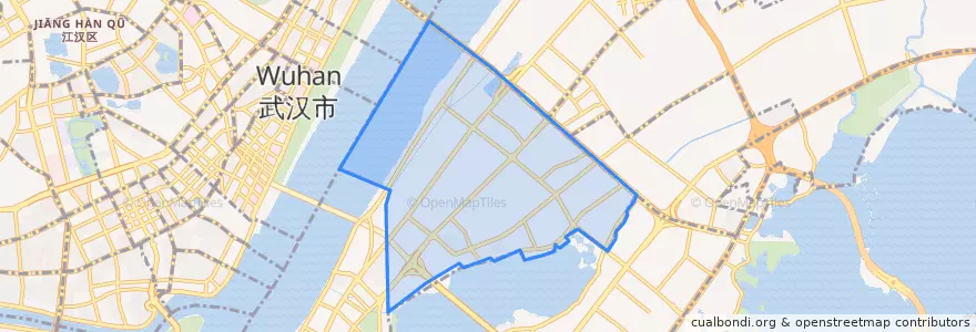 Mapa de ubicacion de 徐家棚街道.