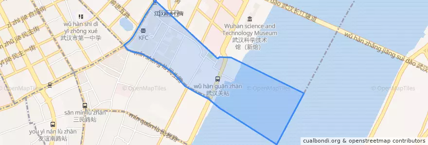 Mapa de ubicacion de 花楼街道.