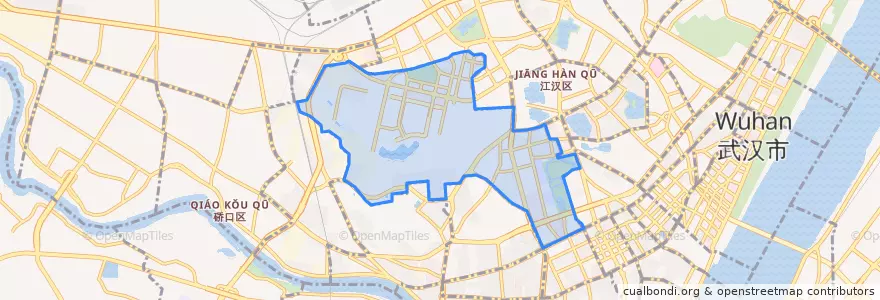 Mapa de ubicacion de 万松街道.