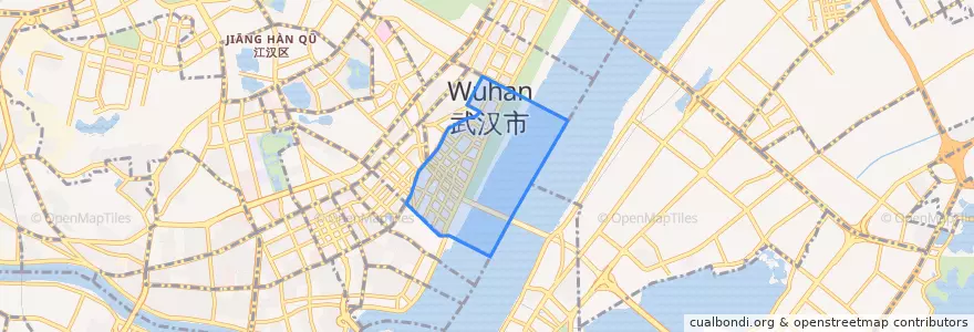 Mapa de ubicacion de 一元街道.