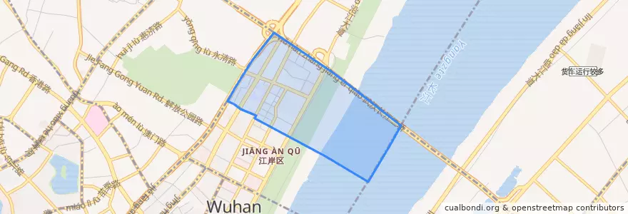 Mapa de ubicacion de 永清街道.