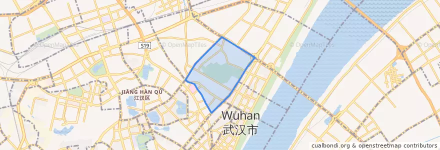 Mapa de ubicacion de 劳动街道.