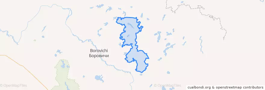 Mapa de ubicacion de Кировское сельское поселение.